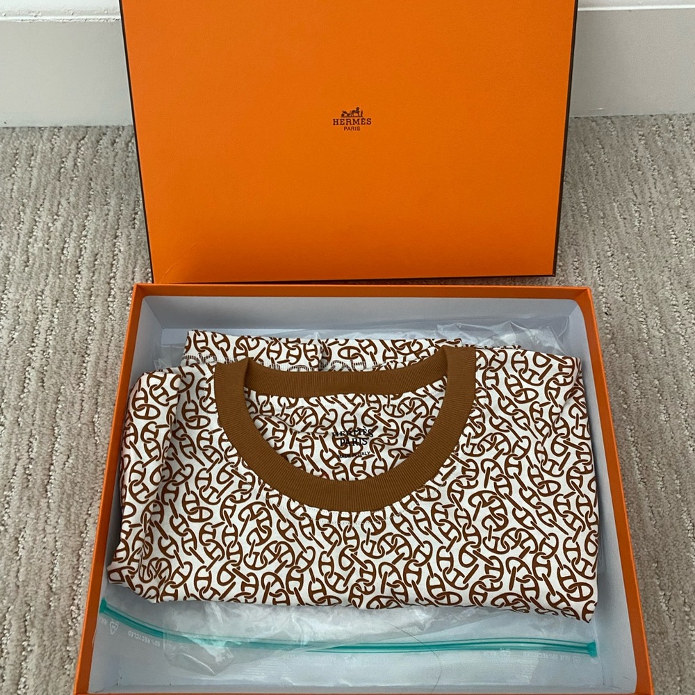 Hermes Naoussa Chaine Micro T Shirt